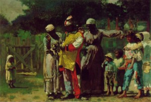 Oil homer, winslow Painting - Dressing for the Carnival  1877 by Homer, Winslow