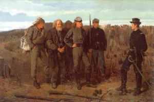 Oil homer, winslow Painting - Prisoners from the Front, 1866 by Homer, Winslow
