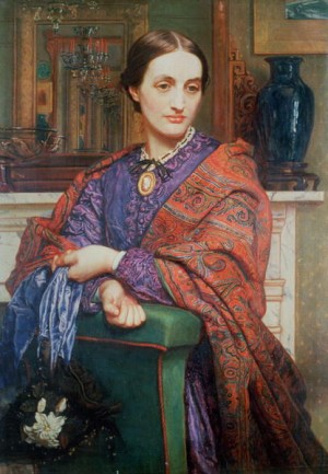 Oil hunt, william holman Painting - A Lady in an Interior by Hunt, William Holman
