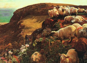 Oil hunt, william holman Painting - On English Coasts  1852 by Hunt, William Holman
