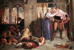 Oil hunt, william holman Painting - The Eve of St Agnes 1847 67 by Hunt, William Holman