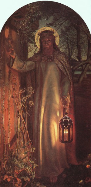 Oil light Painting - The Light of the World, 1851-53 by Hunt, William Holman