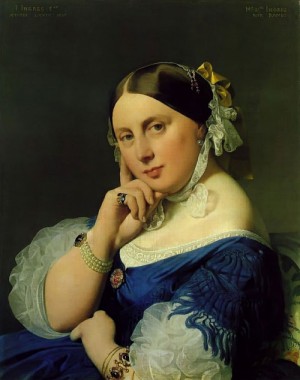  Photograph - Delphine Ramel, Madame Ingres  1859 by Ingres, Jean-Auguste-Dominique
