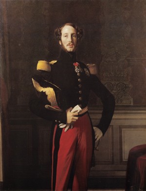 Oil ingres, jean-auguste-dominique Painting - Ferdinand Philippe Louis Charles Henri by Ingres, Jean-Auguste-Dominique