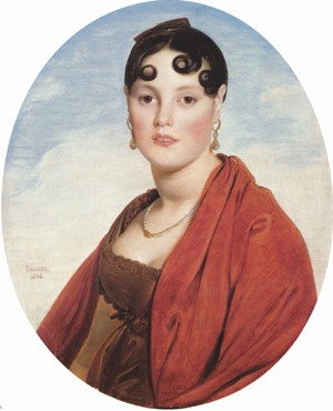 Oil ingres, jean-auguste-dominique Painting - Madame Aymon by Ingres, Jean-Auguste-Dominique