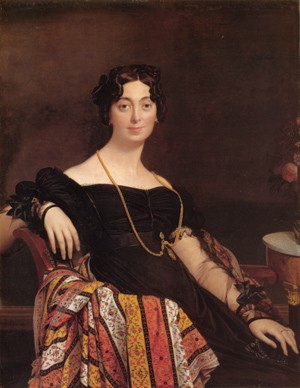 Oil ingres, jean-auguste-dominique Painting - Madame Jacques Louis Leblanc by Ingres, Jean-Auguste-Dominique