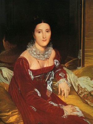 Oil ingres, jean-auguste-dominique Painting - Mme. De Senonnes, 1814 by Ingres, Jean-Auguste-Dominique