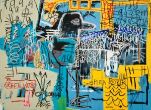 Oil jean-michel basquiat Painting - Bird On Money by Jean-Michel Basquiat