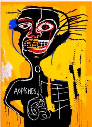  Photograph - Cabeza 1982 by Jean-Michel Basquiat