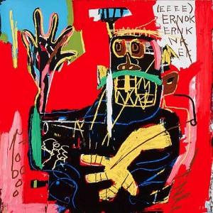 Oil jean-michel basquiat Painting - Ernok by Jean-Michel Basquiat