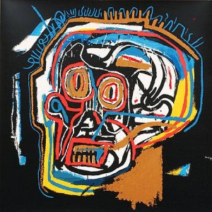 Oil jean-michel basquiat Painting - Head by Jean-Michel Basquiat