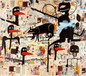 Oil jean-michel basquiat Painting - La Animalada by Jean-Michel Basquiat