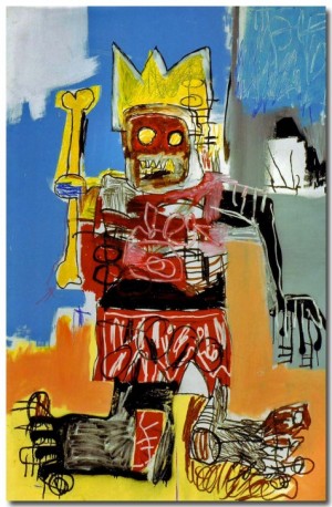 Oil jean-michel basquiat Painting - Sans titre , 1982 by Jean-Michel Basquiat