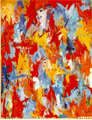 Oil johns, jasper Painting - False Start  1959 by Johns, Jasper