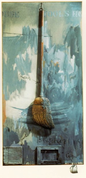 Oil johns, jasper Painting - Fool's House  1962 by Johns, Jasper