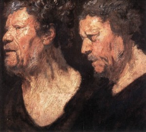 Oil jordaens, jacob Painting - Studies of the Head of Abraham Grapheus by Jordaens, Jacob