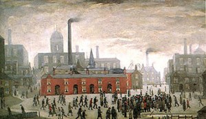 Oil l.s lowry Painting - An Accident 1926 by L.S Lowry