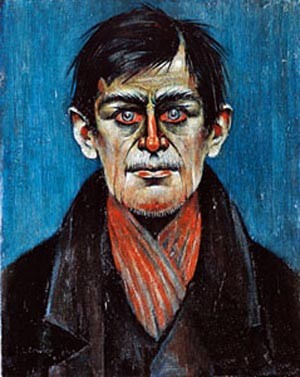 Oil l.s lowry Painting - Head of Man by L.S Lowry