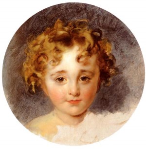 Oil the Painting - Portrait Of The Hon Later Lord Burghersh When A Boy by Lawrence, Sir Thomas