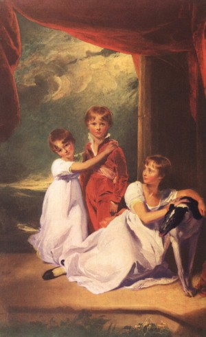 Oil lawrence, sir thomas Painting - The Fluyder Children, 1805 by Lawrence, Sir Thomas