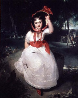 Oil the Painting - The Woodland Maid by Lawrence, Sir Thomas