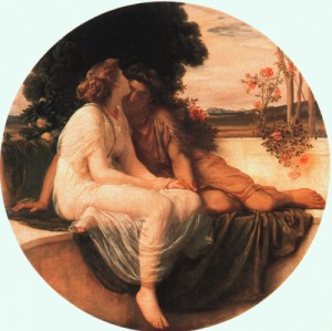 Oil leighton, frederic, lord Painting - Acme and Septimius, exhibited 1868 by Leighton, Frederic, Lord
