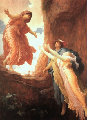 Oil leighton, frederic, lord Painting - The Return of Persephone  1891 by Leighton, Frederic, Lord