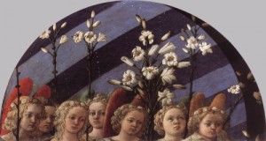 Oil lippi, fra filippo Painting - Coronation of the Virgin    1441-45 by Lippi, Fra Filippo