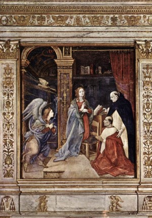 Oil lippi, fra filippo Painting - S. Maria sopra Minerva, Rome    1489-91 by Lippi, Fra Filippo