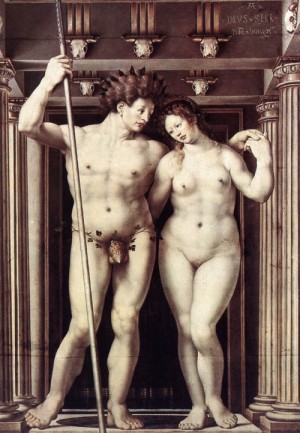 Oil mabuse Painting - Neptune and Amphitrite     1516 by Mabuse