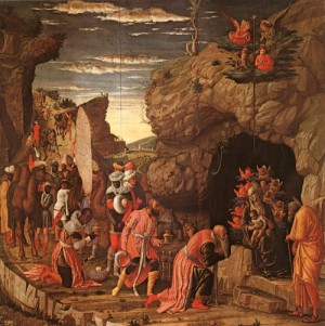 Oil mantegna, andrea Painting - Adoration of the Magi by Mantegna, Andrea
