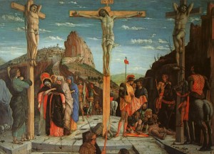 Oil mantegna, andrea Painting - The Crucifixion, 1456-59 by Mantegna, Andrea