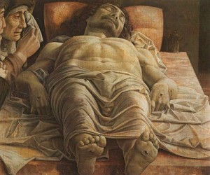 Oil mantegna, andrea Painting - The Dead Christ by Mantegna, Andrea