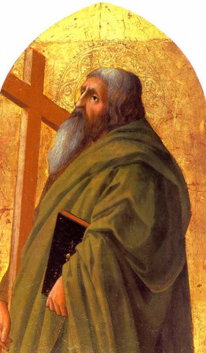 Oil masaccio Painting - St. Andrew,  1426 by Masaccio
