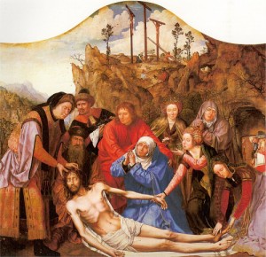 Oil massys, quentin Painting - Lamentation (Central panel of the Guild of Carpenters' Altarpiece)   1508-11 by Massys, Quentin