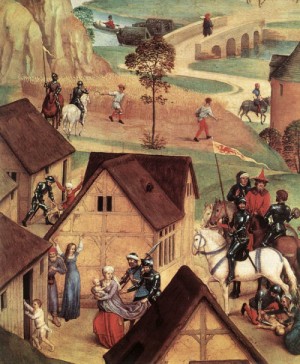 Oil memling, hans Painting - Advent and Triumph of Christ (detail)   1480 by Memling, Hans