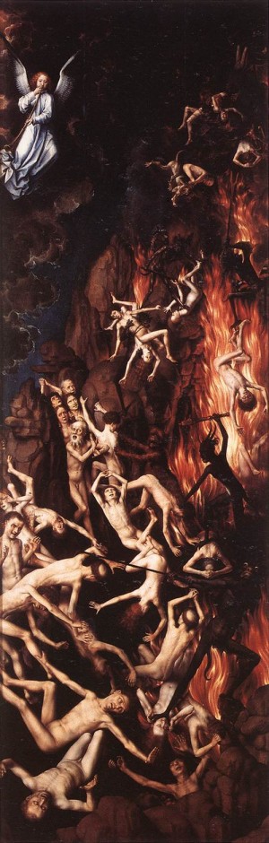 Oil memling, hans Painting - Last Judgment     1467-71 by Memling, Hans