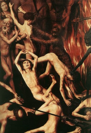 Oil memling, hans Painting - Last Judgment Triptych (detail)    1467-71 by Memling, Hans