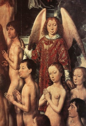 Oil memling, hans Painting - Last Judgment Triptych (detail)    1467-71 by Memling, Hans