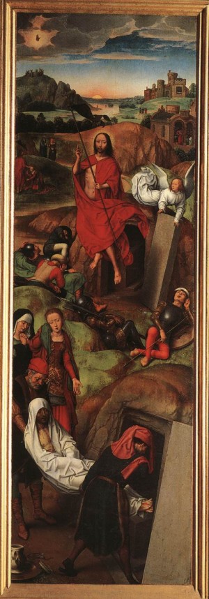 Oil memling, hans Painting - Passion (Greverade) Altarpiece (right wing)    1491 by Memling, Hans