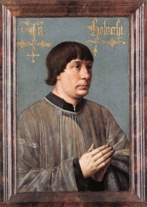 Oil Portrait Painting - Portrait of Jacob Obrecht    1496 by Memling, Hans