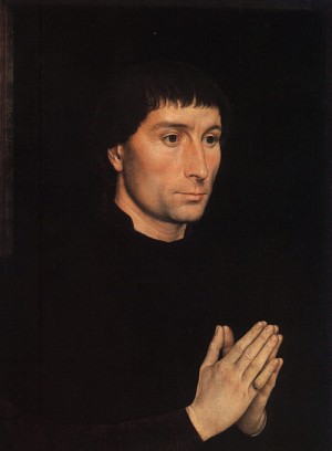 Oil memling, hans Painting - Tommaso Portinari, 1470 by Memling, Hans