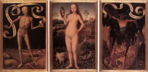  Photograph - Triptych of Earthly Vanity and Divine Salvation (front)  c. 1485 by Memling, Hans