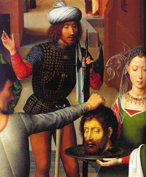 Oil memling, hans Painting - Triptych of St. John the Baptist and St. John the Evangelist by Memling, Hans