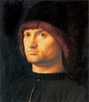 Oil portrait Painting - Portrait of a Man   1475 by Messina, Antonello da