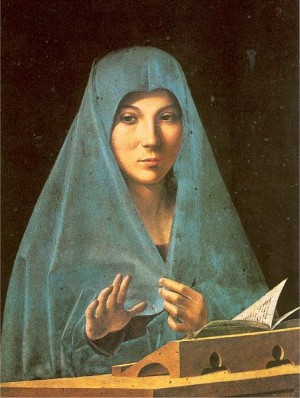 Oil messina, antonello da Painting - Virgin Annunciate   1475 by Messina, Antonello da
