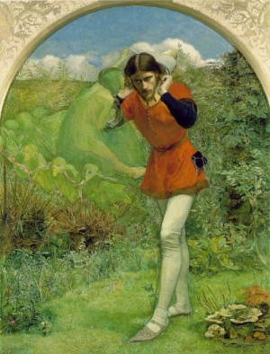 Oil Painting - Ferdinand Lured by Ariel  1849-50 by Millais, Sir John Everett