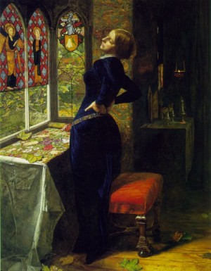 Oil millais, sir john everett Painting - Mariana in the Moated Grange  1850-51 by Millais, Sir John Everett