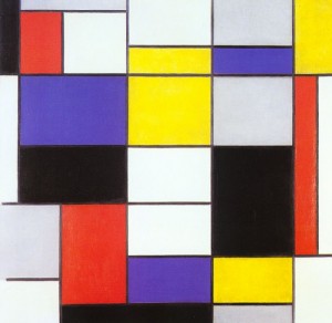 Oil mondrian, piet Painting - Composition A, 1920 by Mondrian, Piet