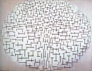 Oil mondrian, piet Painting - Composition No.10 by Mondrian, Piet